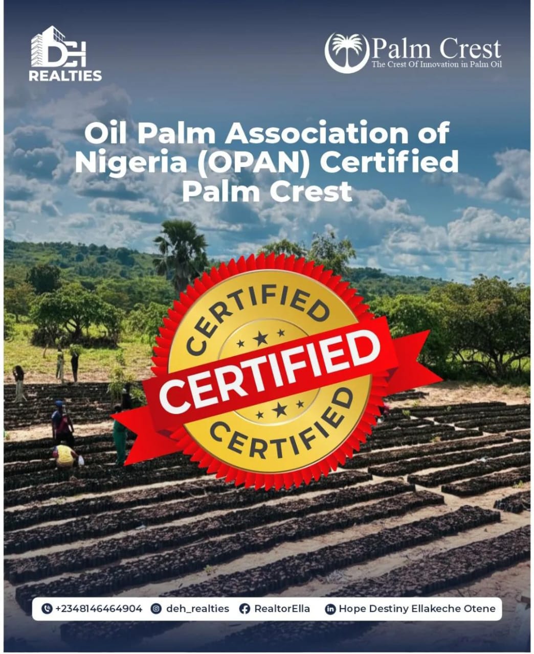 Palm Crest Farmland Map